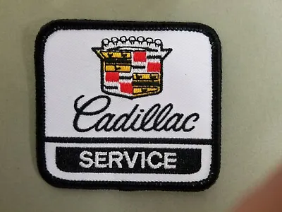 $4 • Buy Cadillac Service Embroidered Iron On Automotive Patch