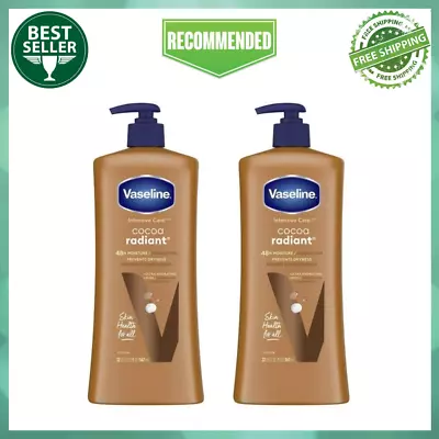 Vaseline Intensive Care Hand And Body Lotion Cocoa Radiant 32 Oz ( Pack Of 2 ) • $22.99