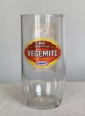 Collectable Kraft Vegemite Glass Tumbler- 80 Years Of Vegemite- 2003. • $12