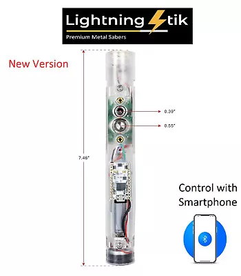 DIY LED Pixel Lightsaber Electronics Xenopixel V3 Soundboard 34 Fonts Bluetooth • £106.47