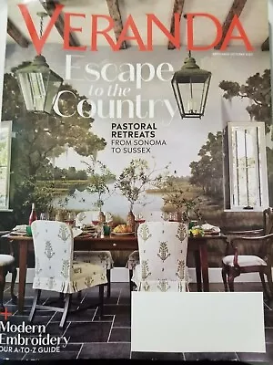 Veranda Magazine | September - October 2020 | ESCAPE TO THE COUNTRY • $6.99