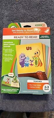 + SIX LeapFrog Tag Junior LeapReader Books — GET READY TO READ SET SHORT VOWELS • $16.84