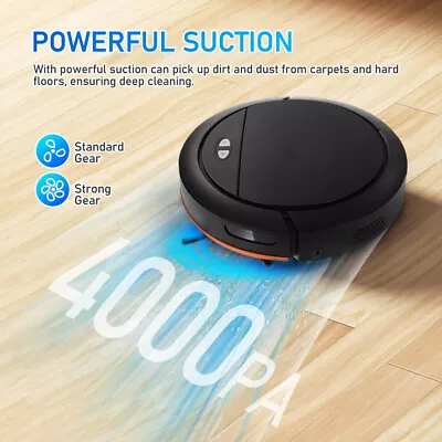 Robotic Vacuum Cleaner 3in1 Vacuum+Sweep+Mop Auto Dirt Disposal Smart Navigation • £69.99