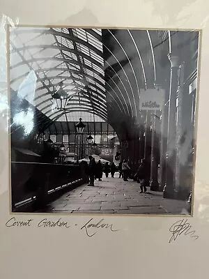 Picture Hugh Sun Black And White Photograph Limited Edition Covent Garden London • £9.99