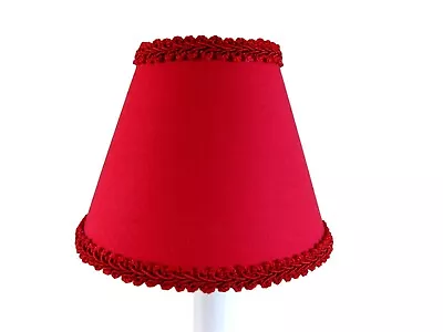 Red Chandelier Shade 5  Mini Lamp Sconce Shade Holiday Christmas Valentine • $5