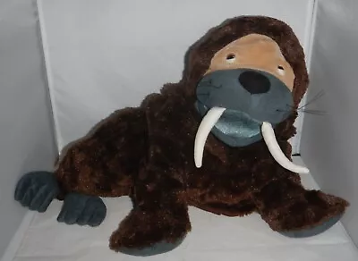 Manhattan Toy Company Plush Wildlife Collection Warren Walrus Hand Puppet • $15.63