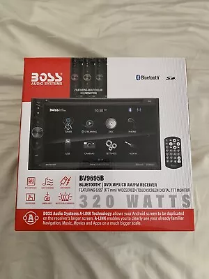 BOSS Audio BV9695B Car DVD Player 6.95 Inch Screen 320 Watt • $75