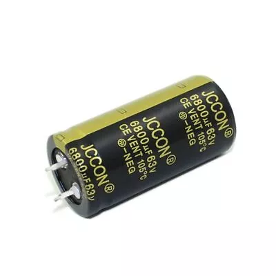 Aluminium Electrolytic Capacitor 63V 6800uF For Sound Equipment LED Light • £6.54