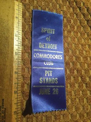 Vintage SPIRIT OF DETROIT Hydroplane Speed Boat Race Pit Stands Commodores Club • $59.01