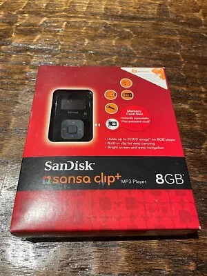 New SanDisk Sansa Clip+ Plus 8GB MP3 Player Recorder FM Radio Slot Card SR • $160