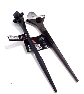  New 12  ADJUSTABLE SPUD Wrenches &  Dual Ratchet 3/8-1/2 Drive - Free Shipping • $42.42