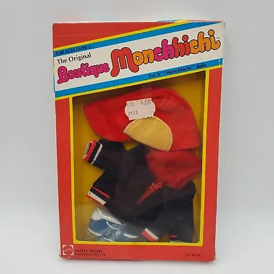 Mattel 1980 Original Boutique MONCHHICHI FOOTBALL FAN Outfit #3520 For 8  Doll • $27.99