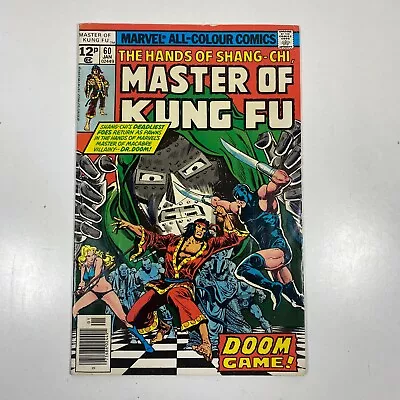 THE HANDS OF SHANG-CHI MASTER OF KUNG FU #60 Jan 1978 Bronze Age Vintage • £4.99