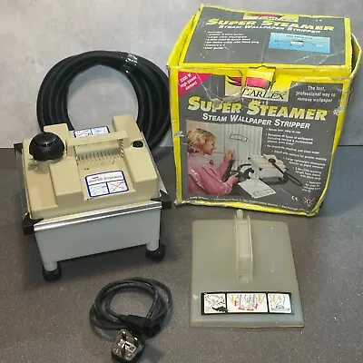 Earlex SS100 Wallpaper Super Steam Steamer Stripper Tool On Castors 2300W Boxed • £49.94