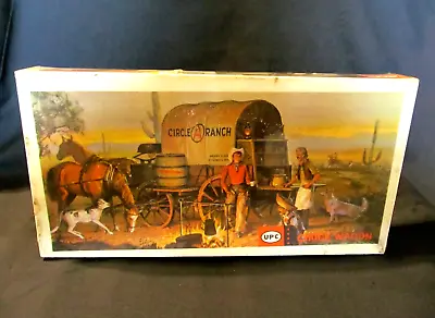 Upc Chuck Wagon ~ Vintage 1963  Old West Cowboy Camp Model ~ Factory Sealed Wrap • $40