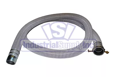 PVC Flexible Clear Suction Hose | 1-1/2  X 20' | Conventional Style Assembly FS • $110.69