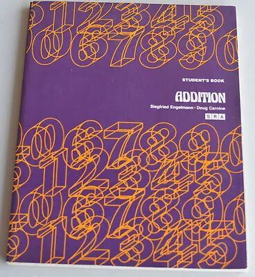 SRA Addition Student Book Math Workbook Homeschool Vintage • $10