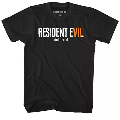 Resident Evil VII 7 Biohazard Logo Men's T Shirt Zombie Undead Hunter Capcom • $41.89