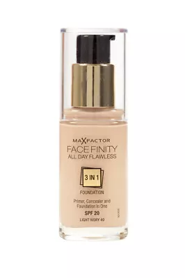 Max Factor FaceFinity All Day Flawless 3-In-1 Foundation - 40 Light Ivory • £12.50