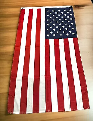 Vtg Annin FMAA Certified American Flag 30% Cotton 50 STARS 33.5  X 61” • $23.85