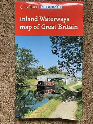£15 • Buy Collins/Nicholson Inland Waterways Map Of Great Britain (Wate... Sheet Map, Flat