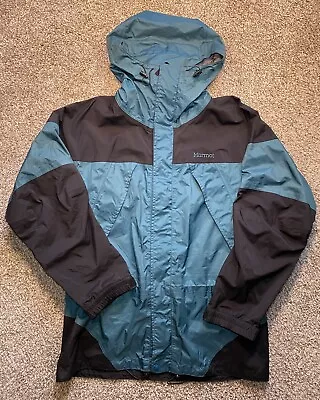 Vintage 90s Marmot 3 Ply Goretex Mountain Jacket Size M Blue • $79.99