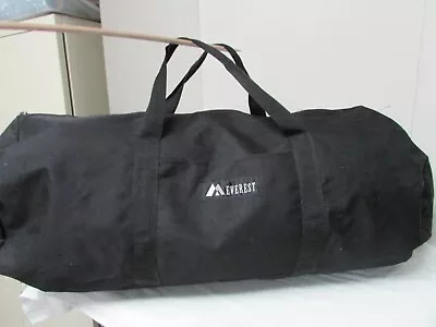 Everest 29 X 12  Large Black Sports Equipment Gym Duffle Bag • $13