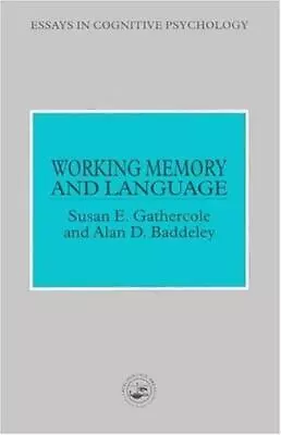 Working Memory And Language By Gathercole Susan E.; Baddeley Alan D. • $8.33