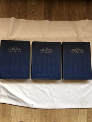 £40 • Buy Vintage The Modern Carpenter And Joiner Books By Harry Bryant Newbold Vol 1-3