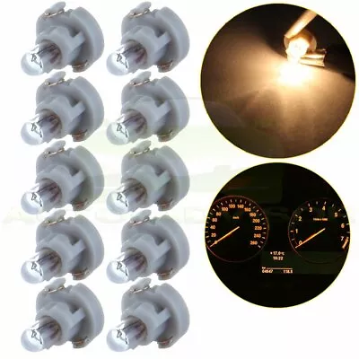 10x Warm White T3 Neo Wedge Bulb A/C Climate Control HVAC Heater Light Lamp 12V • $10.02