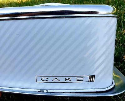 $26.98 • Buy Vintage Square White Cake Carrier Lincoln Beauty Ware