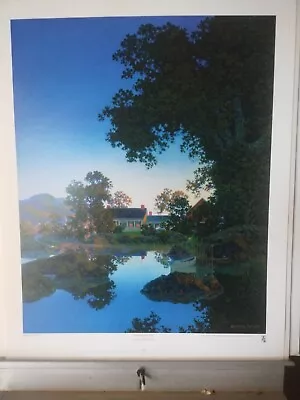 Vintage Maxfield Parrish EVENING SHADOWS 19X24 ART Lithograph PRINT • $59