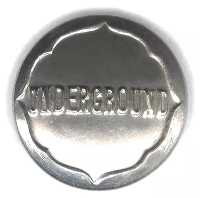 £1.35 • Buy Underground Railways Large Nickel Button