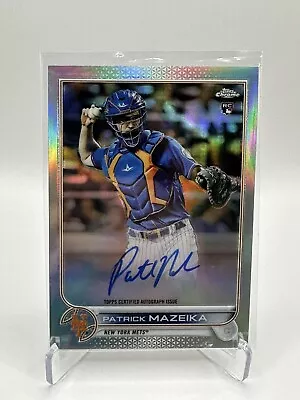 2022 Topps Chrome - Rookie Autographs Refractor #RA-PM Patrick Mazeika /499 • $1.99