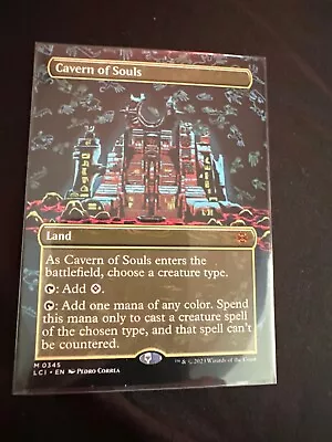 MTG Cavern Of Souls Lost Caverns Of Ixalan LCI #345 Borderless Regular Near Mint • $34.99