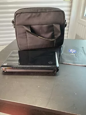 HP Mini 110 Laptop 1116NR W/ Manual Power Cord & Case Works/Password Locked • $50