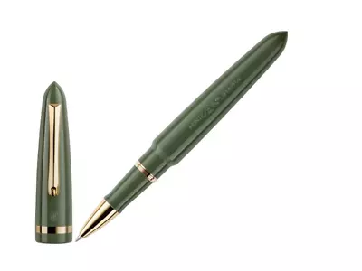 Montegrappa Venetia Lagoon Rollerball Pen Green Gold Plated ISVENRAG-2 • $382