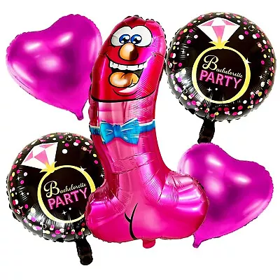 Willy Penis Balloon (5pcs) Bachelorette Party Hens Bridal Shower Decoration • $9.95