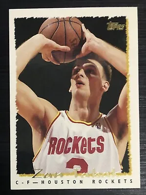 1994-95 Topps Zan Tabak Rookie Houston Rockets #266 Basketball Card RC • $1.80