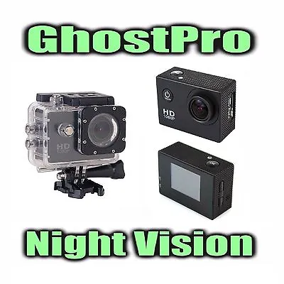 GhostPro Night Vision Camera HD 1080P 12MP - Paranormal Equipment • $159.99