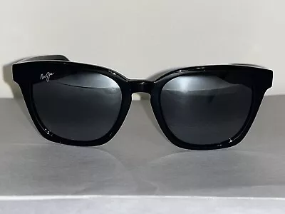 Maui Jim Shave Ice Black Made In Italy Sunglasses Used • $99.99