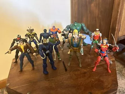 Action FiguresVintage 90s Lot X-Men Fantastic Four Incredible Hulk Venom+ • $10.51