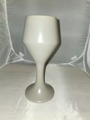 Vintage Haeger Pottery Chalice Goblet Planter Vase Gray Matte Glaze MCM • $22.50