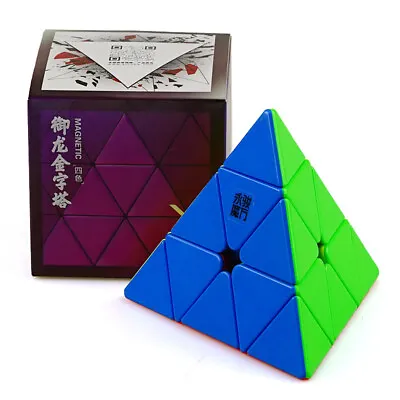 $11.78 • Buy YJ YuLong Pyraminx V2 M Magnetic Magic Speed Cube Stickerless Professional Fidge
