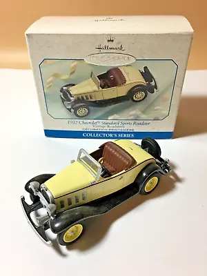 Hallmark Keepsake Ornament 1932 Chevrolet Sports Roadster Collector Series # 2 • $23