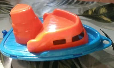 Blue And Orange Target Tug Boat Toy • $8