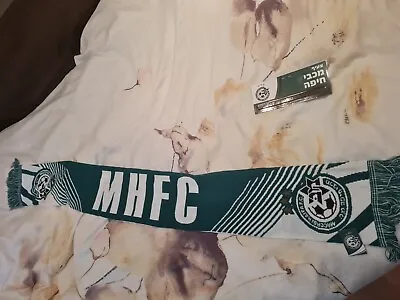 Maccabi Haifa Israel Champions Scarf Official Limited Two-sided Scarf Green/Whit • $49.99