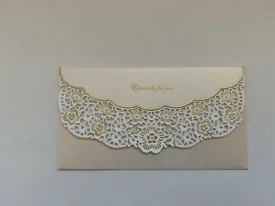 £4 • Buy  Premium Luxury Laser Cut Fancy Money Wallet Envelopes For Any Occasion X2