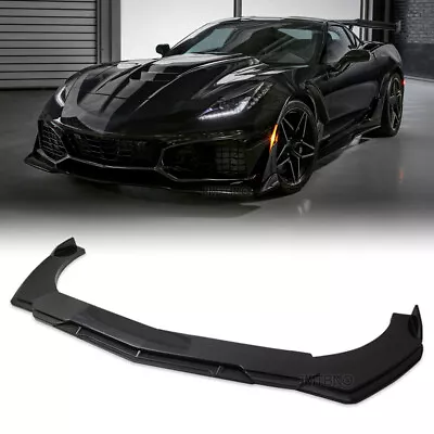 For Chevy Corvette C5 C6 C7 ZR1 Front Bumper Lip Spoiler Splitter Carbon Fiber • $99.23