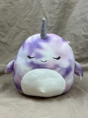 Squishmallows Nabila Tie Dye Narwhal Plush Stuffed Animal NWOT 8  KellyToy • $9.99